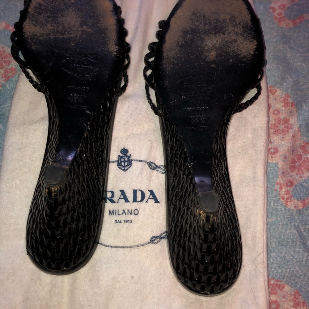 Prada small heeled shoe size 8 1/2 - Picture 4 of 7